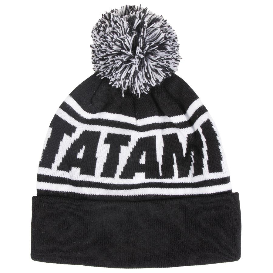 Tatami Adults Black Bobble Warm Beanie Hat image 0