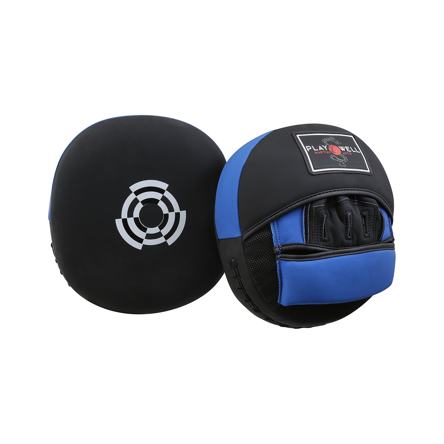 Playwell Premium Matte Leather Air Focus Pads - Black/Blue image 0