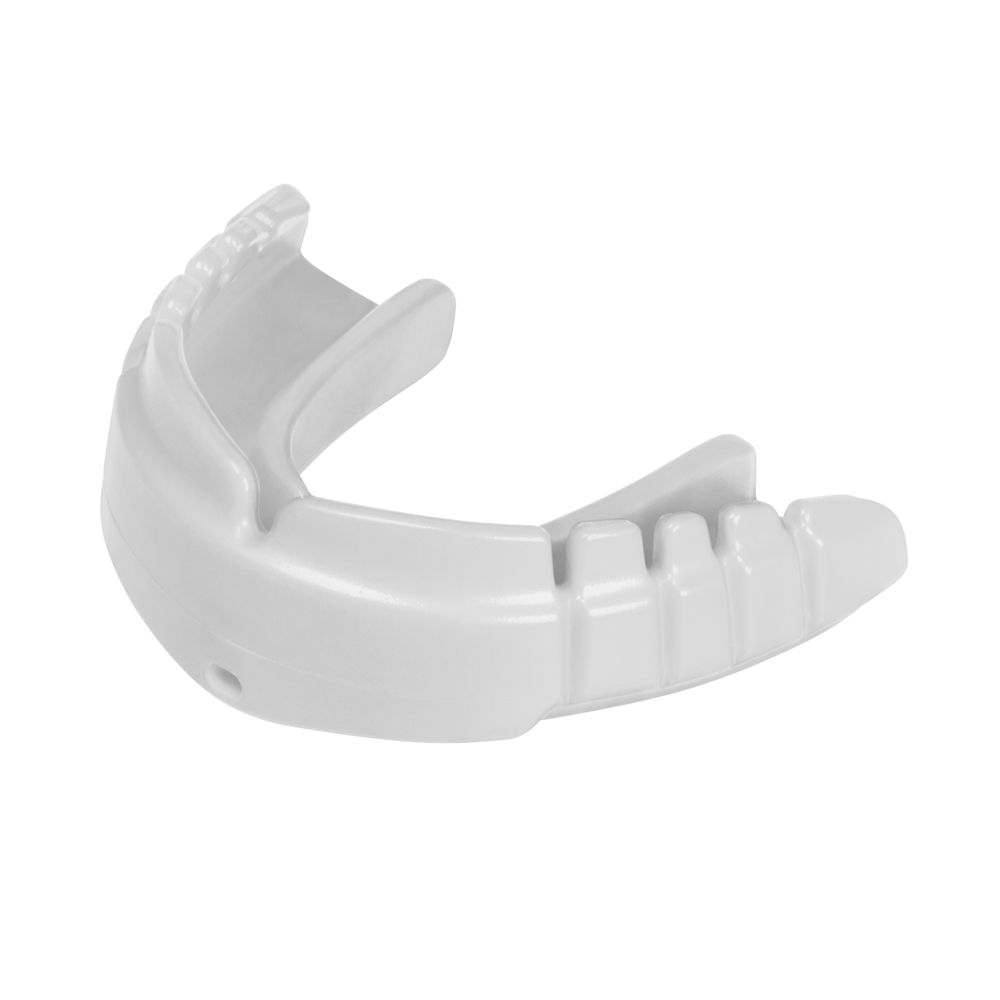 OPRO Snap Fit ( For Braces ) Mouthguard - White - Adults 11+ image 0