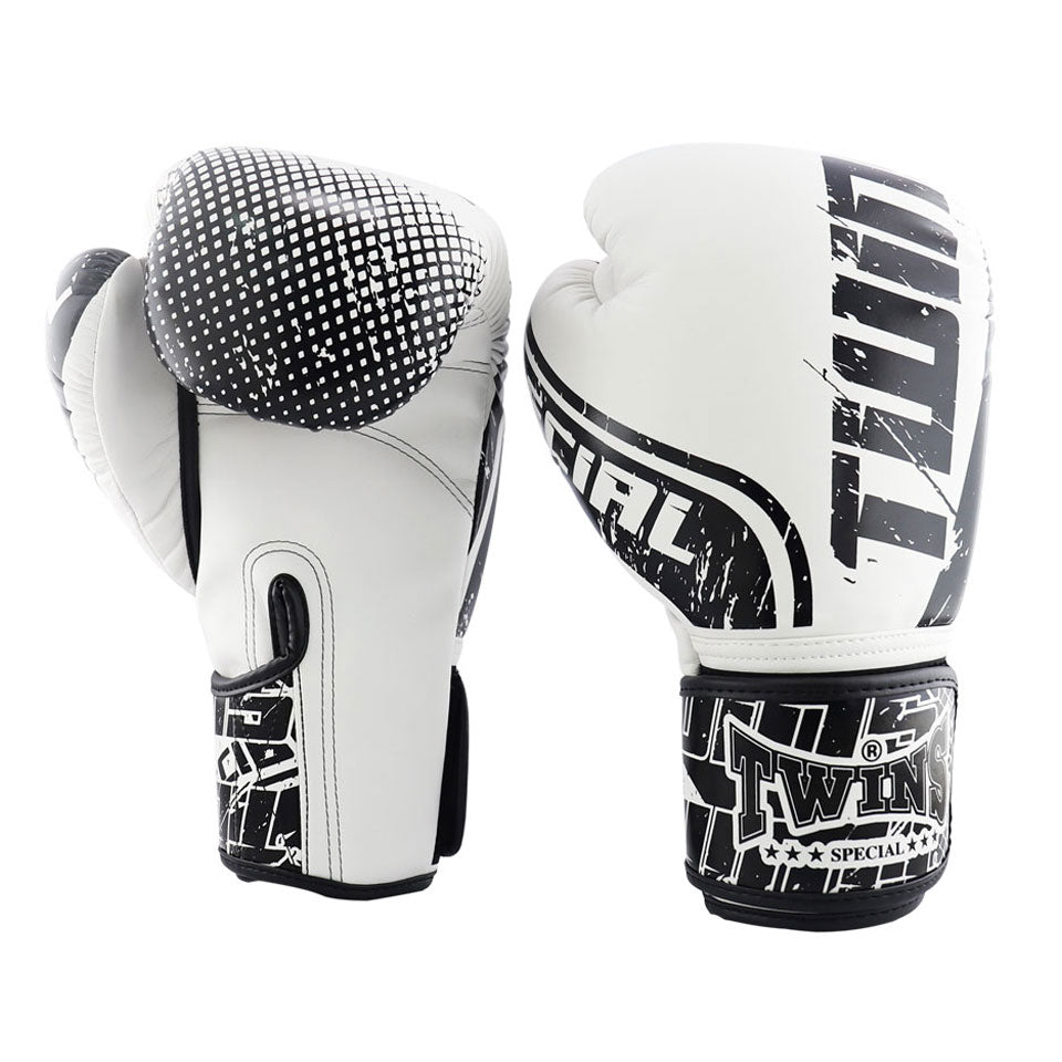 Twins FBGVS12 Synthetic Boxing Gloves - White - 16 oz image