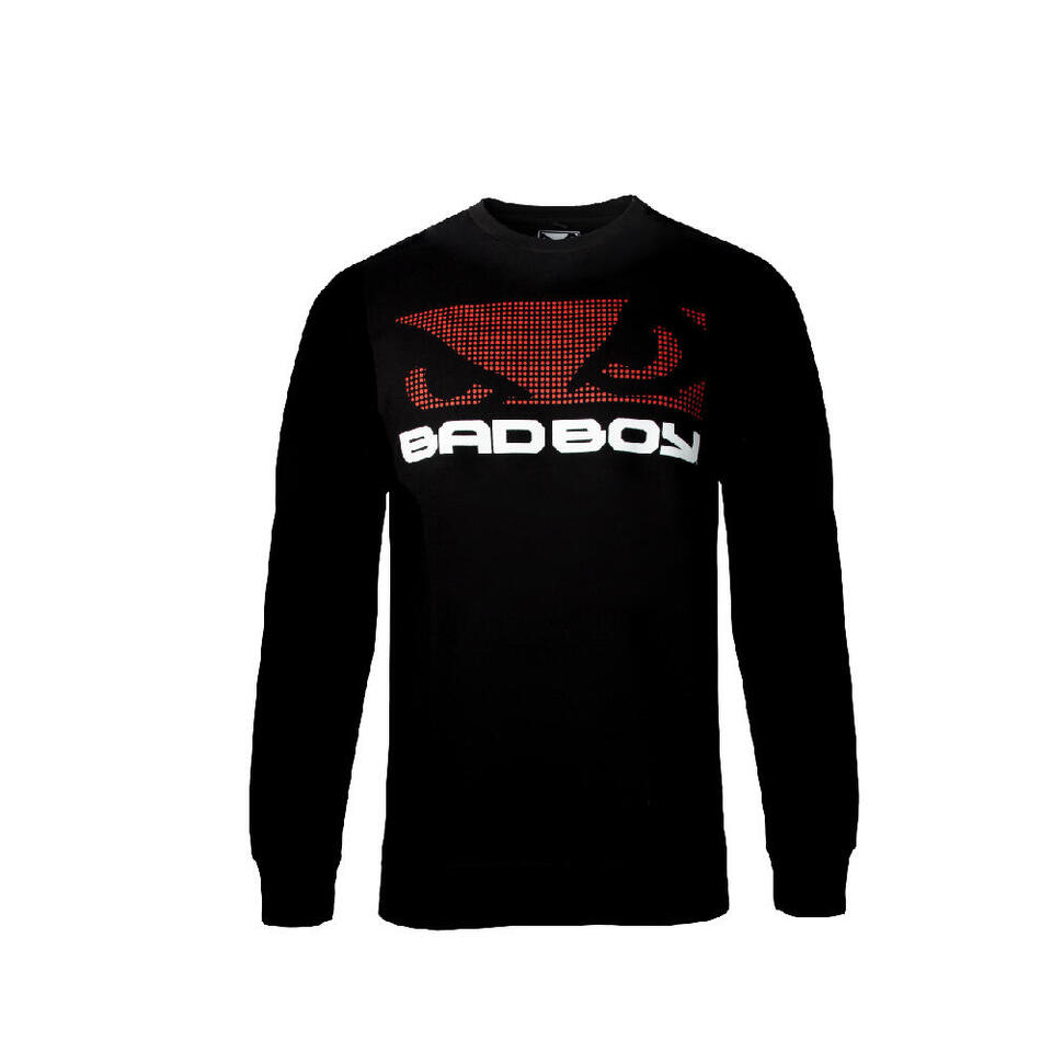 Bad Boy Textured Logo Sweatshirt - Black - Large image