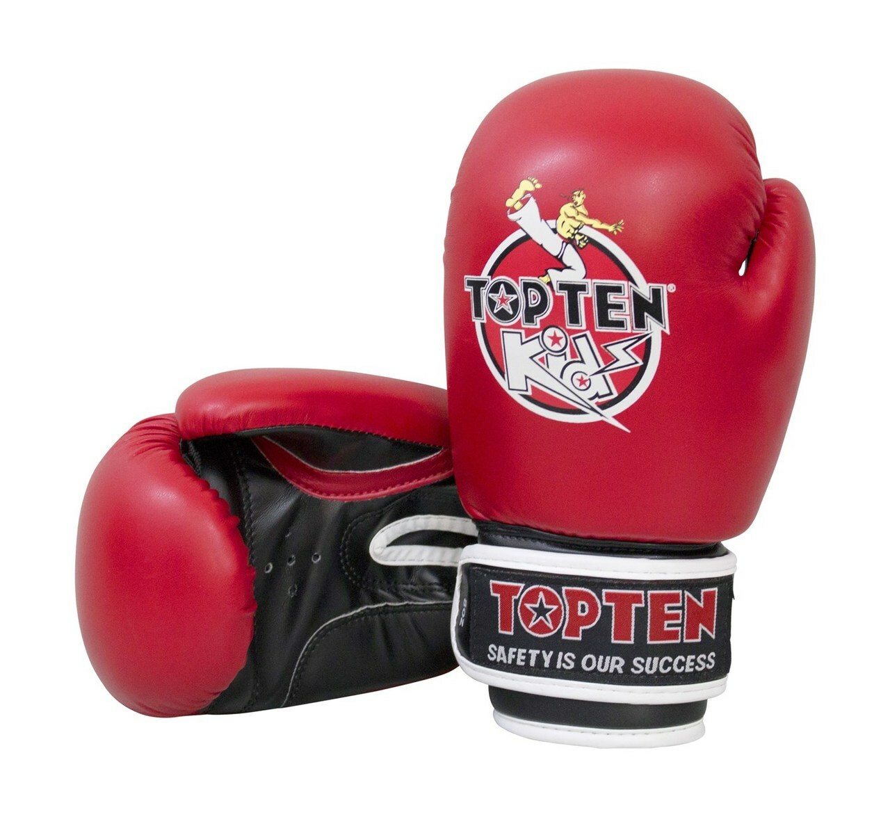 Top Ten Kids Boxing Gloves Red - 8oz image 0