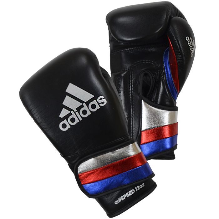 Adidas SPeed Leather Boxing Gloves - Black image 0