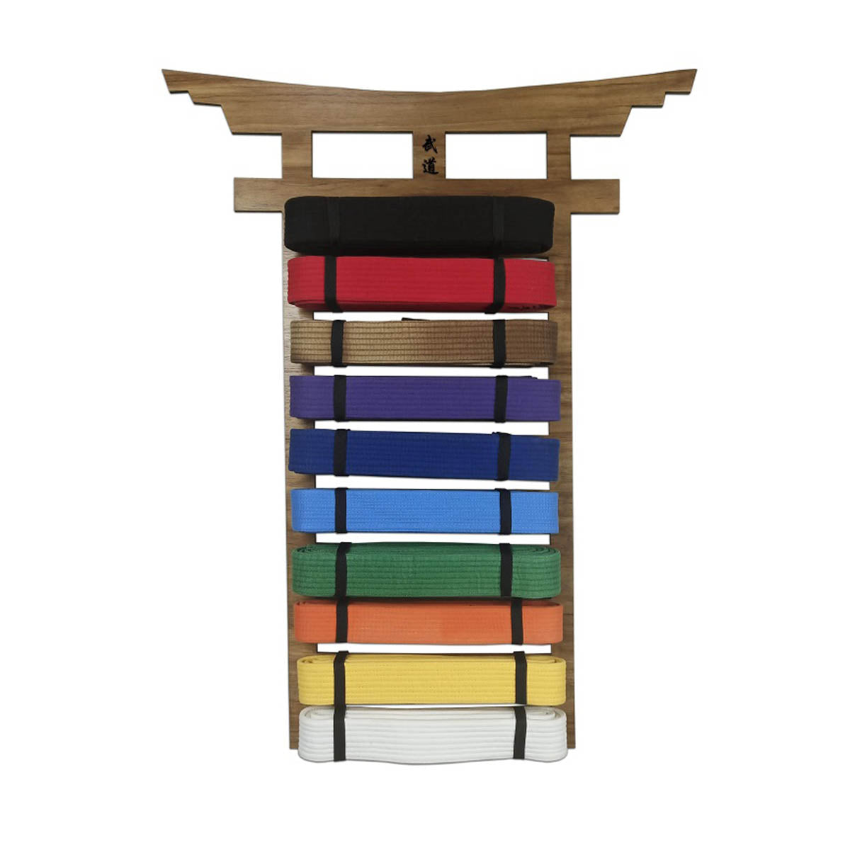 Bushido Belt Wall Mounted Display Stand - KOA Wood image 0