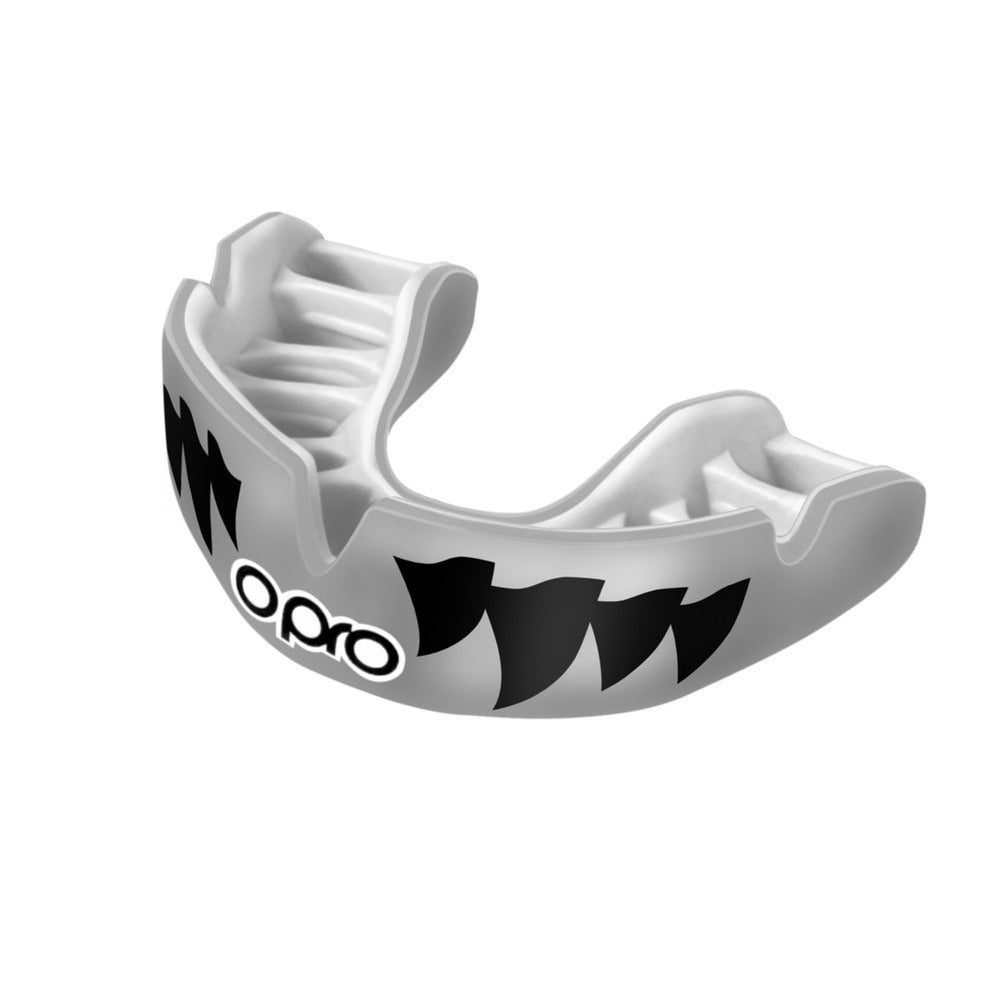 Opro Power Fit Silver Aggression Mouthguard - Kids image 0