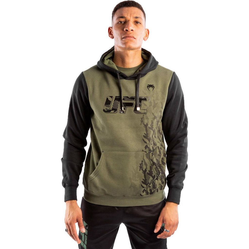 Venum x UFC Authentic Fight Week Cotton Hoodie - Khaki - Small image