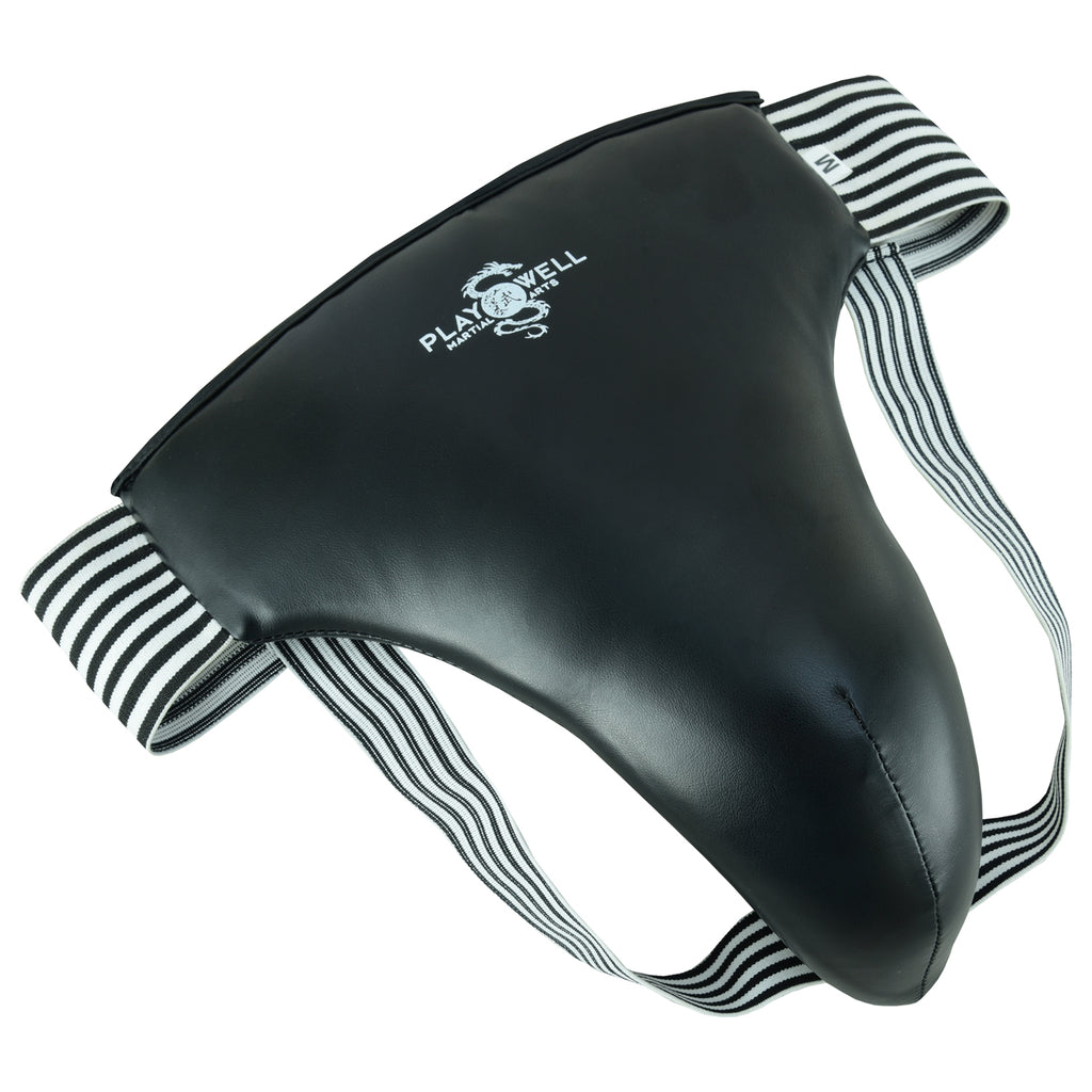 Playwell Mens Black Deluxe Padded Groin Guard - Small image