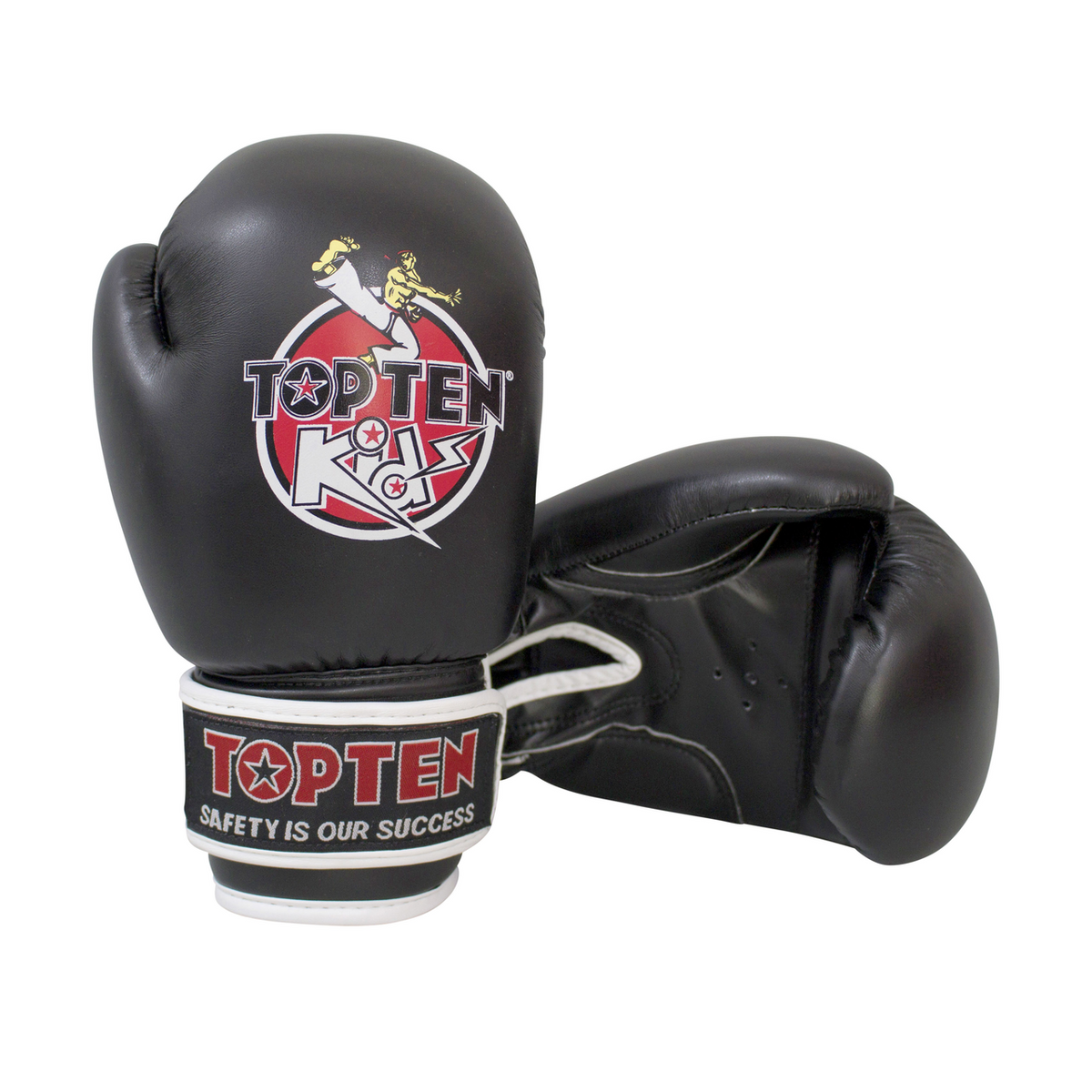 Top Ten Kids Boxing Gloves Black - 8oz image 0