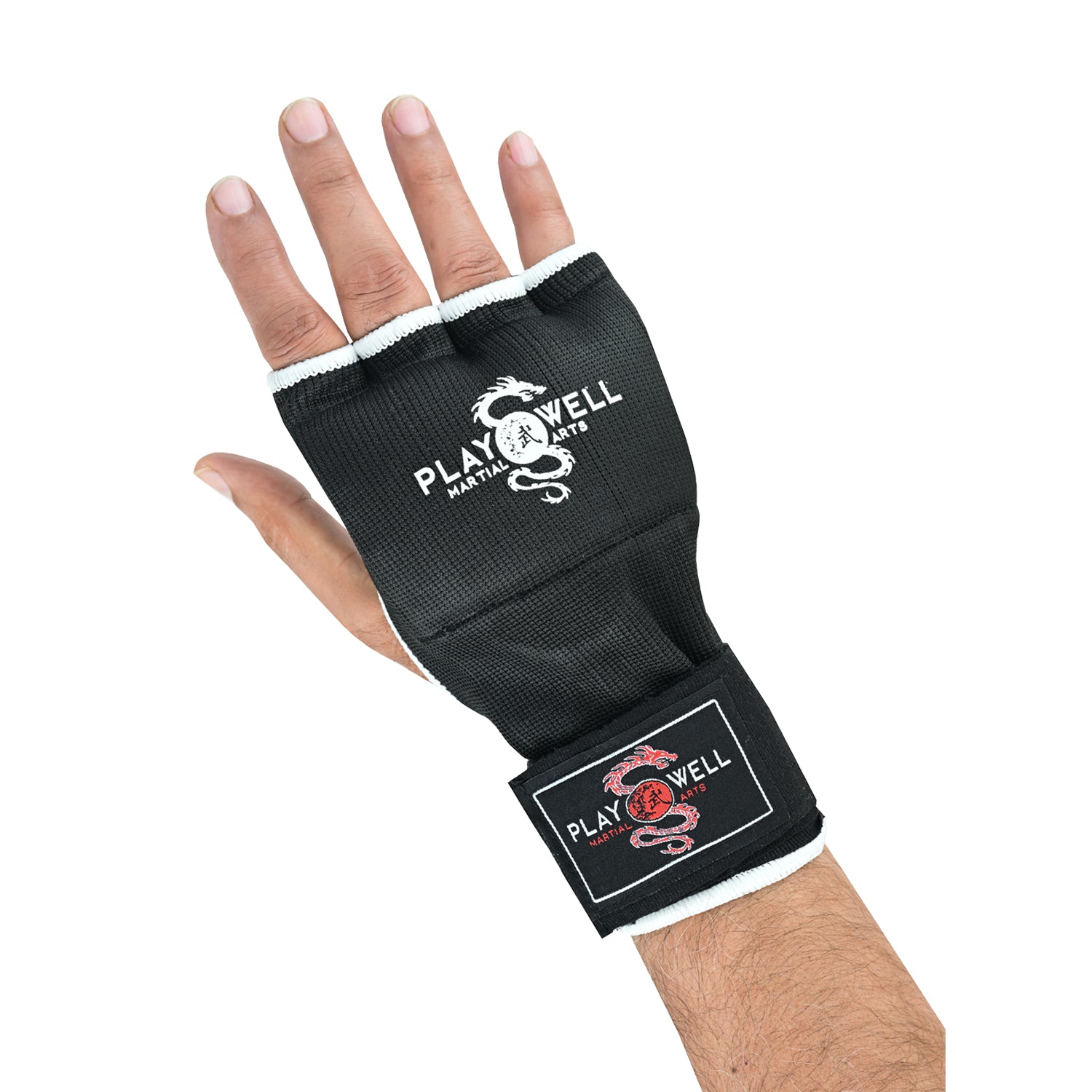 Black Elasticated Cotton Inner Gel Wraps - NEW