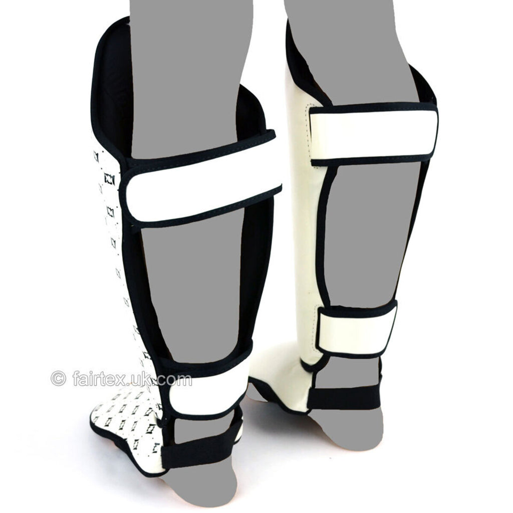 Fairtex SP5 Muay Thai Shin Pads - White