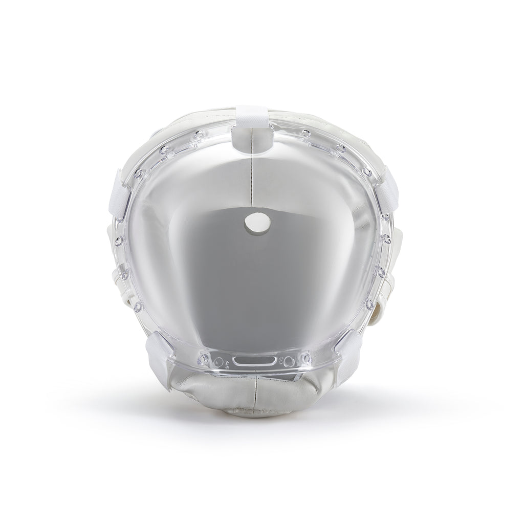 Kudo Adults White Padded Headguard: Full Mask  - NEW