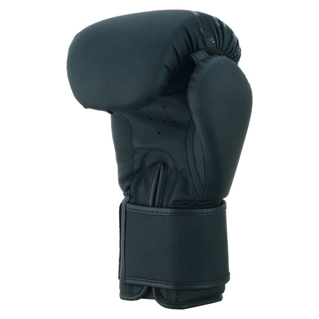Kids Twin Tigers Muay Thai Boxing Gloves & Shin Pads Set - Black