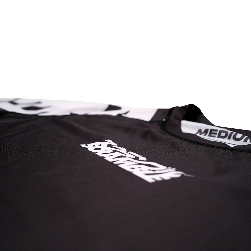Scramble Baka Short Sleeve Rash Guard - Black