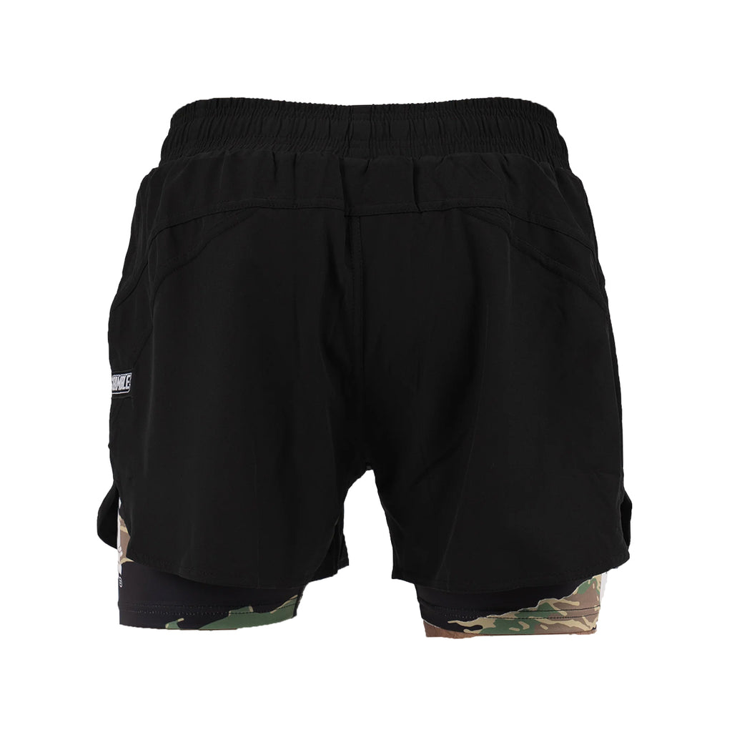 Scramble Combo Hybrid Grappling Fight Shorts - Tiger