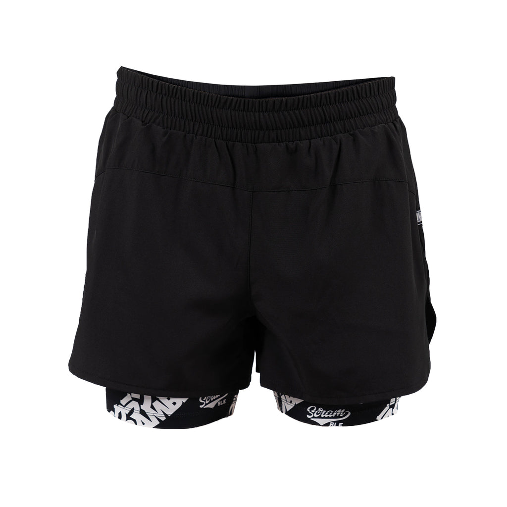 Scramble Combo Hybrid Grappling Fight Shorts - Logos