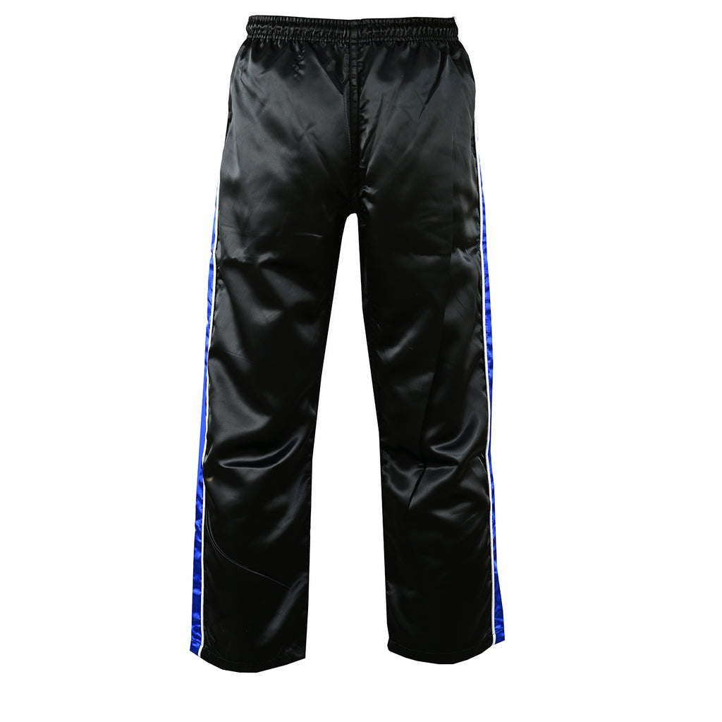Full Contact Competition Striped Trousers - Black/Blue   - NEW