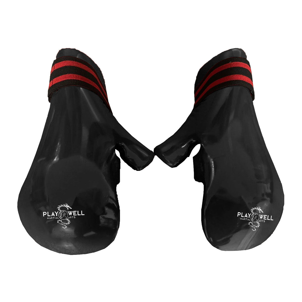 Dipped Foam Sparring Gloves - Black - Large image