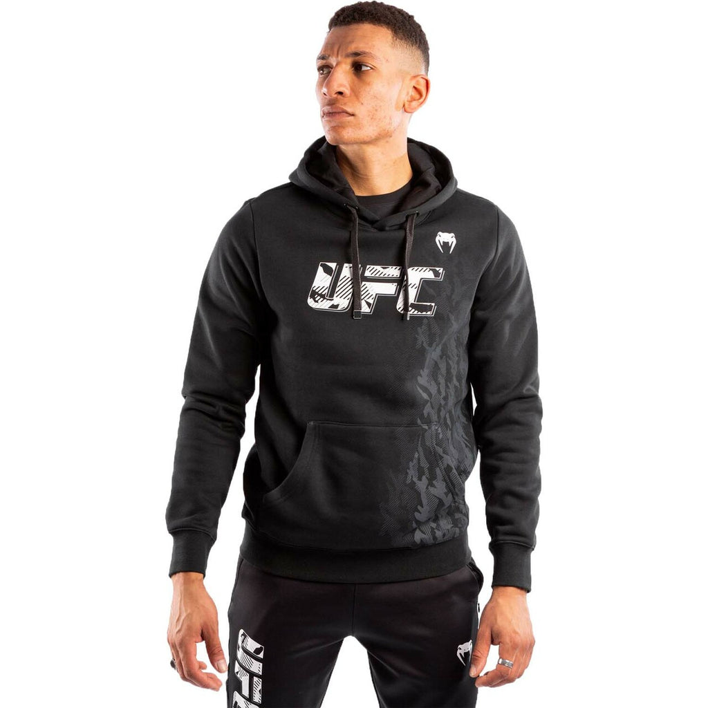 Venum x UFC Authentic Fight Week Cotton Hoodie - Black - Medium image