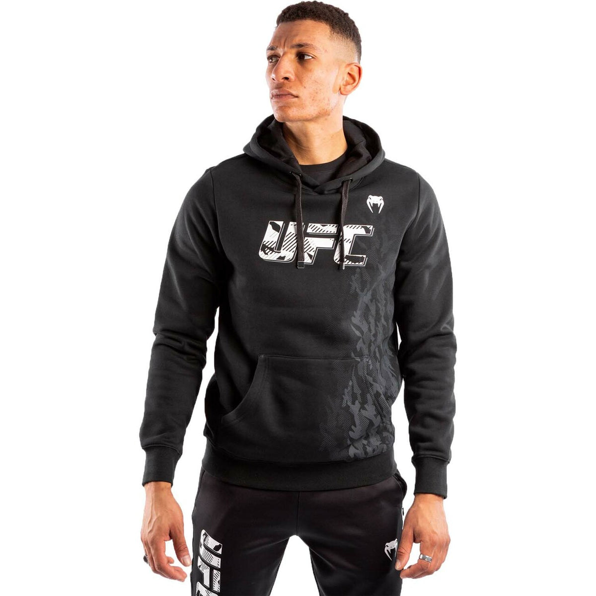 Venum x UFC Authentic Fight Week Cotton Hoodie - Black image 0