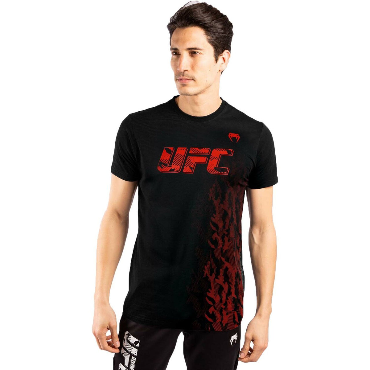 Venum x UFC Authentic Fight Week T Shirt Black/Red - Large image