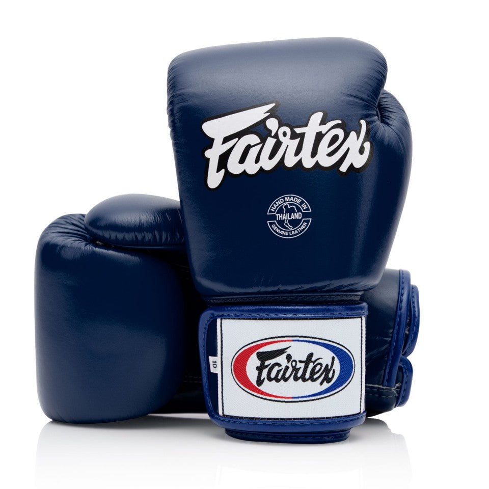 Fairtex BGV1 Blue Universal Leather Boxing Gloves - 12 oz image