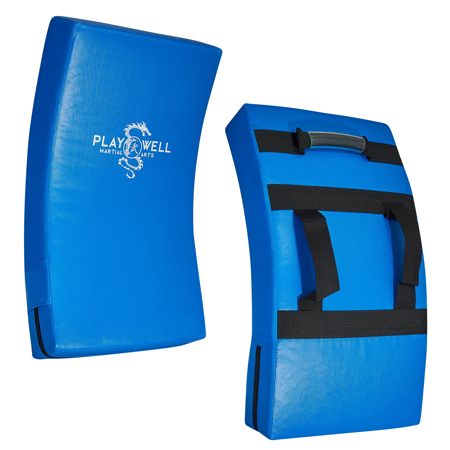 Deluxe Vinyl  Blue Curved Shield - Large image 0