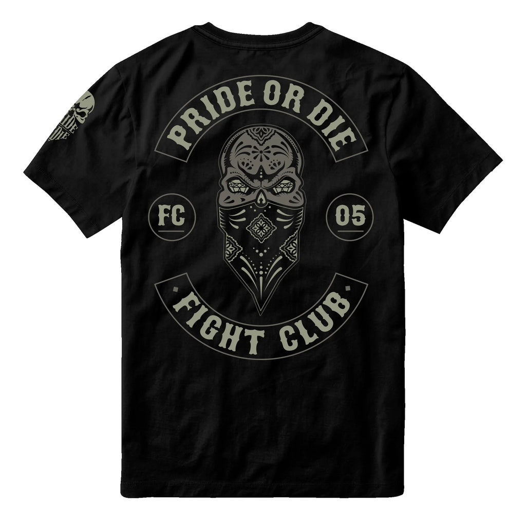 Pride or Die Mayans V2 Fight Club T Shirt - Black - Medium image