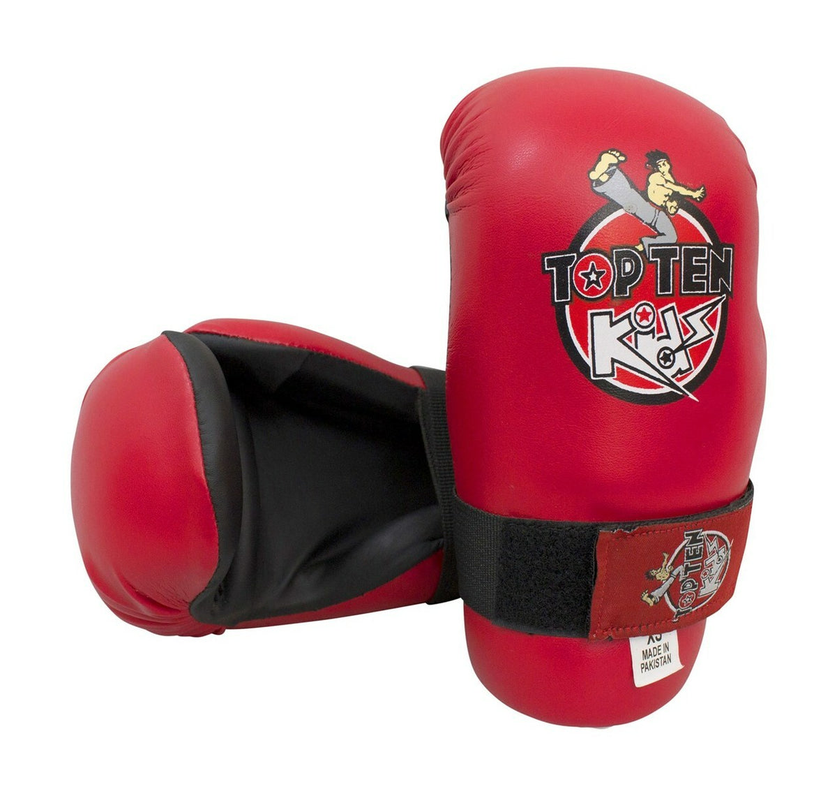 Top Ten  Kids Semi Contact Competition Gloves Red -  XS image 0