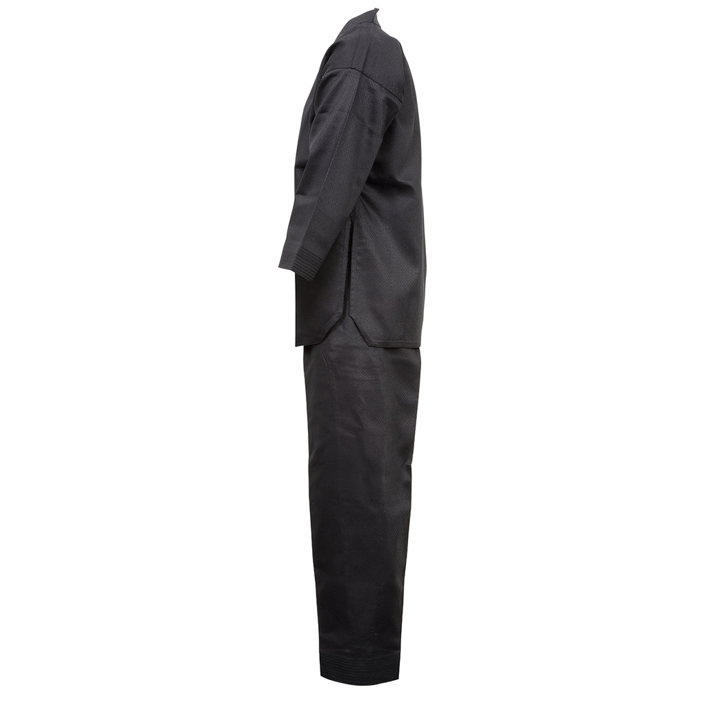 Elite Black V neck Pull Over Diamond Uniform - Adults
