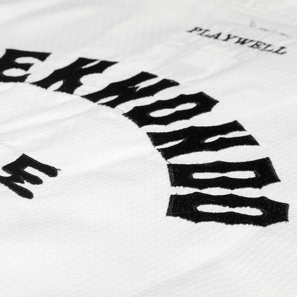 Korean Ultimate Taekwondo Uniform: White V-Neck: Children's