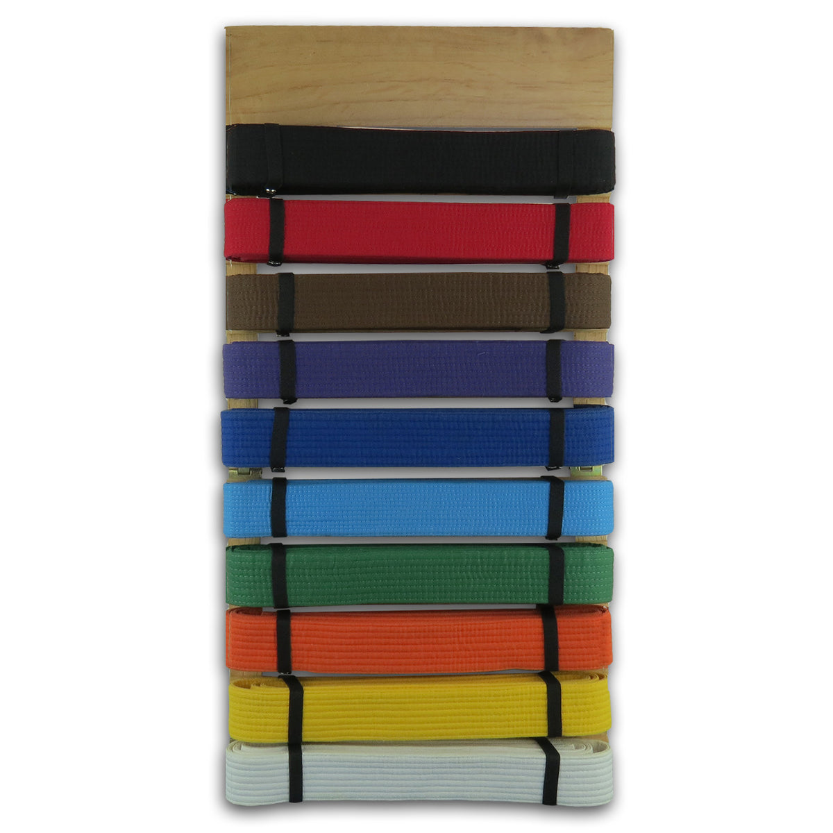 Foldable Wall Mounted Belt Display -  Holds 10 Belts image 0