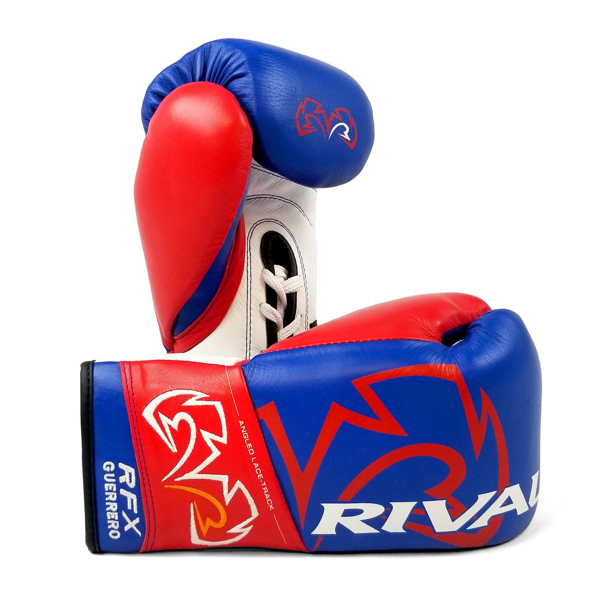 Rival Boxing RFX-Guerrero Pro Fight Gloves - Blue/Red ( 10oz ) image 0