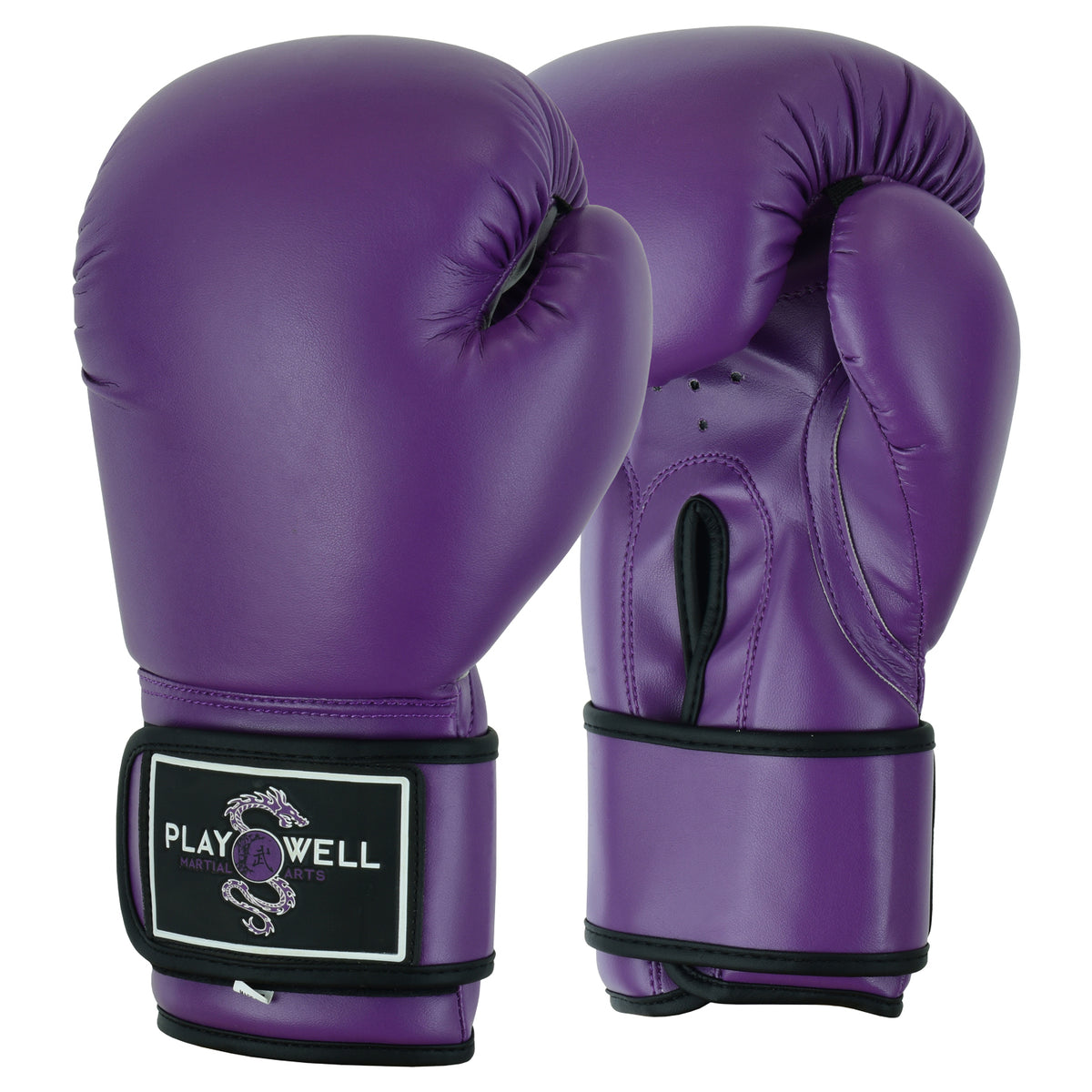 Ladies Beginners Purple Boxing Gloves - Plain image 0