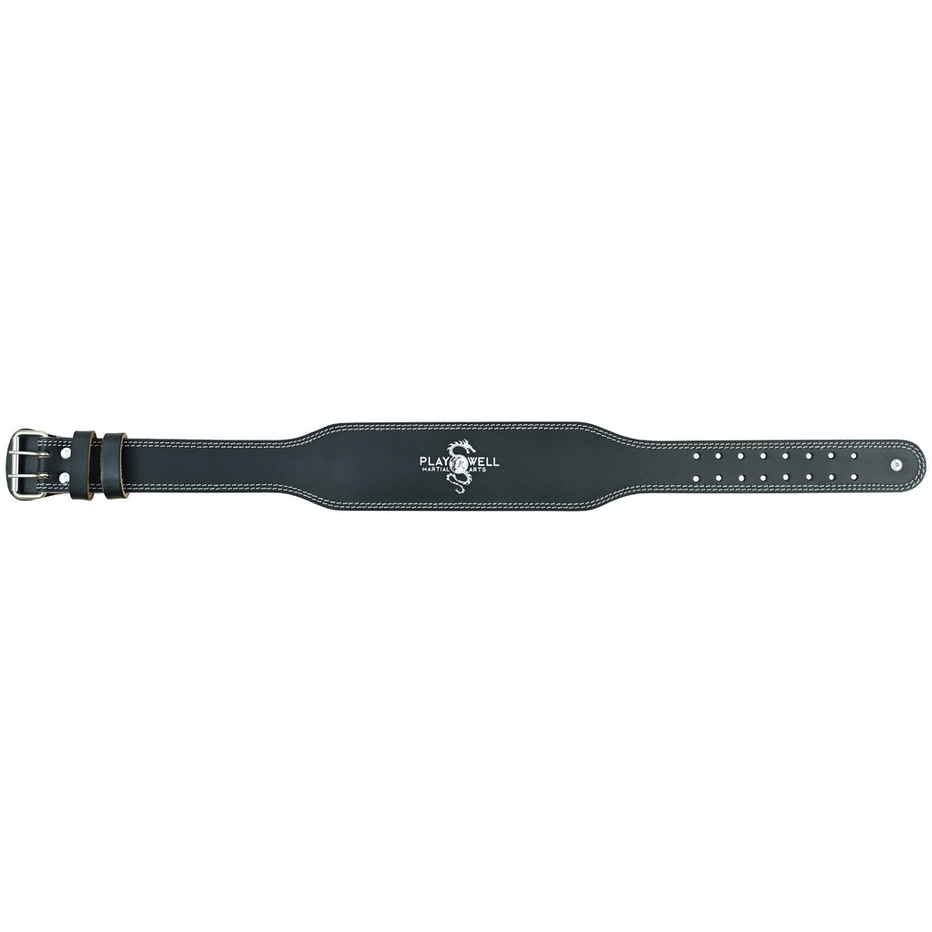 Pro Weight Training Range:  Leather 4" Weight Lifitng Belt