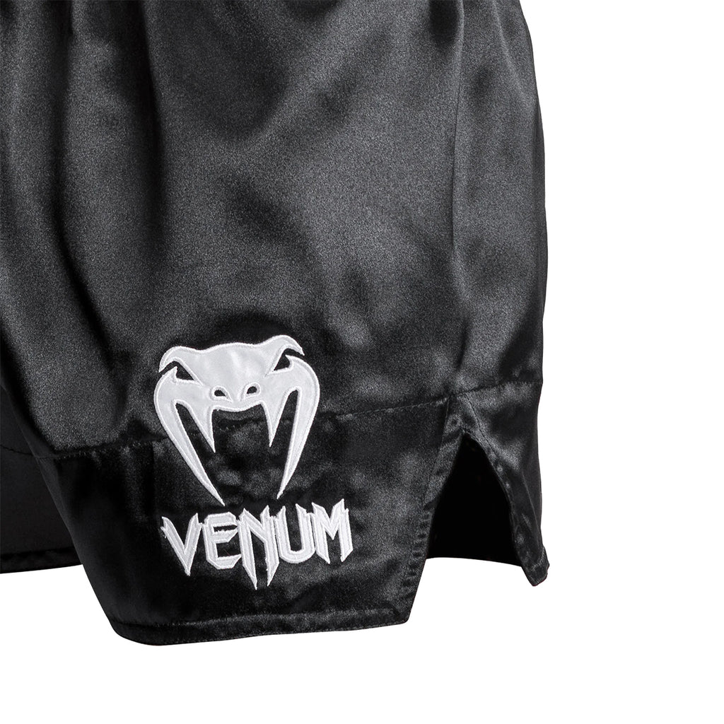 Venum Classic Muay Thai Shorts  -  White/Black