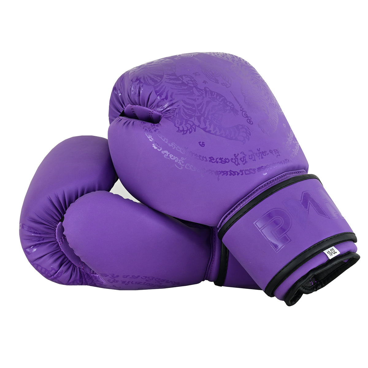 Ladies Playwell Purple "Twin Tiger" Muay Thai Boxing Gloves