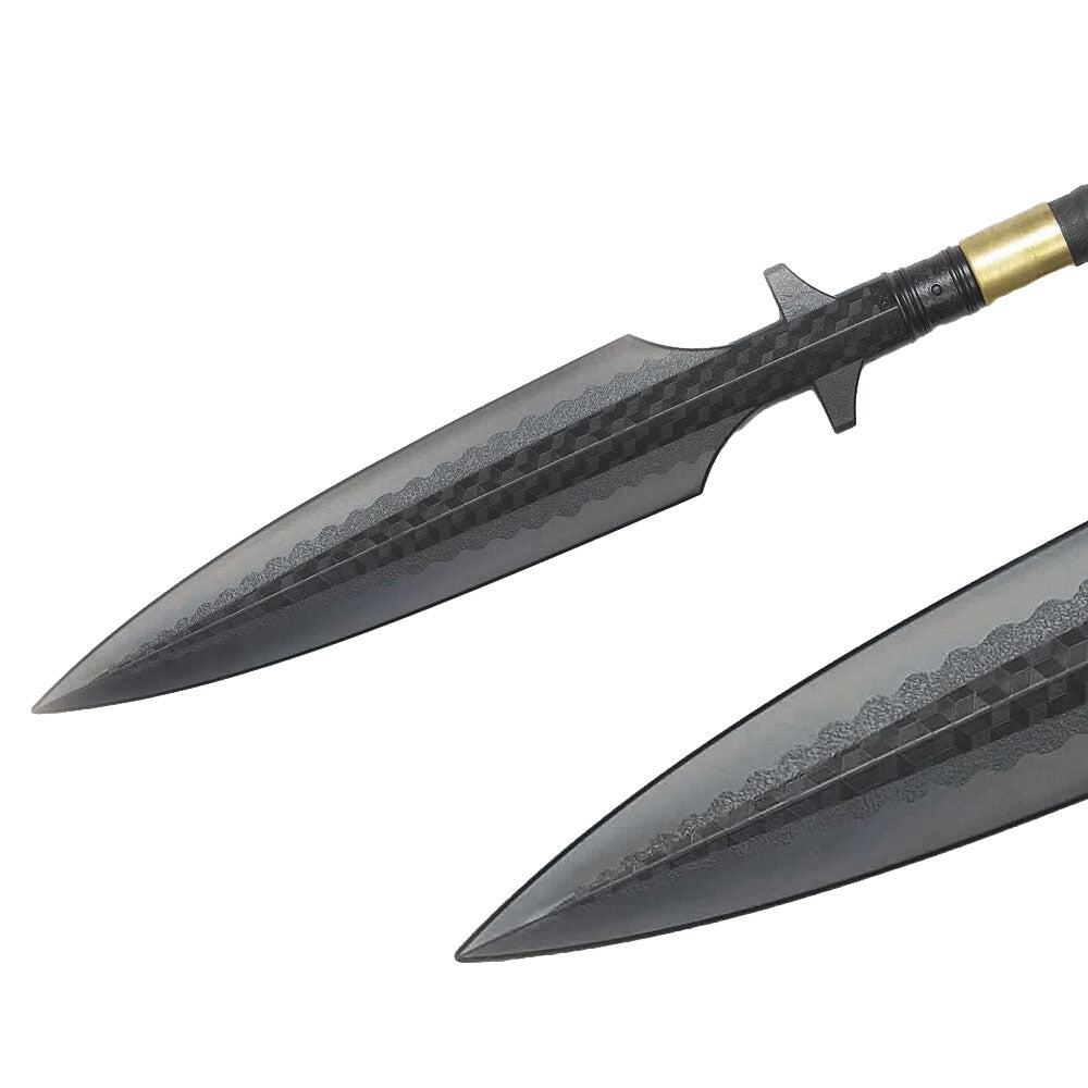 Black Polypropylene Full Contact Long Pole Spear Stick - S010