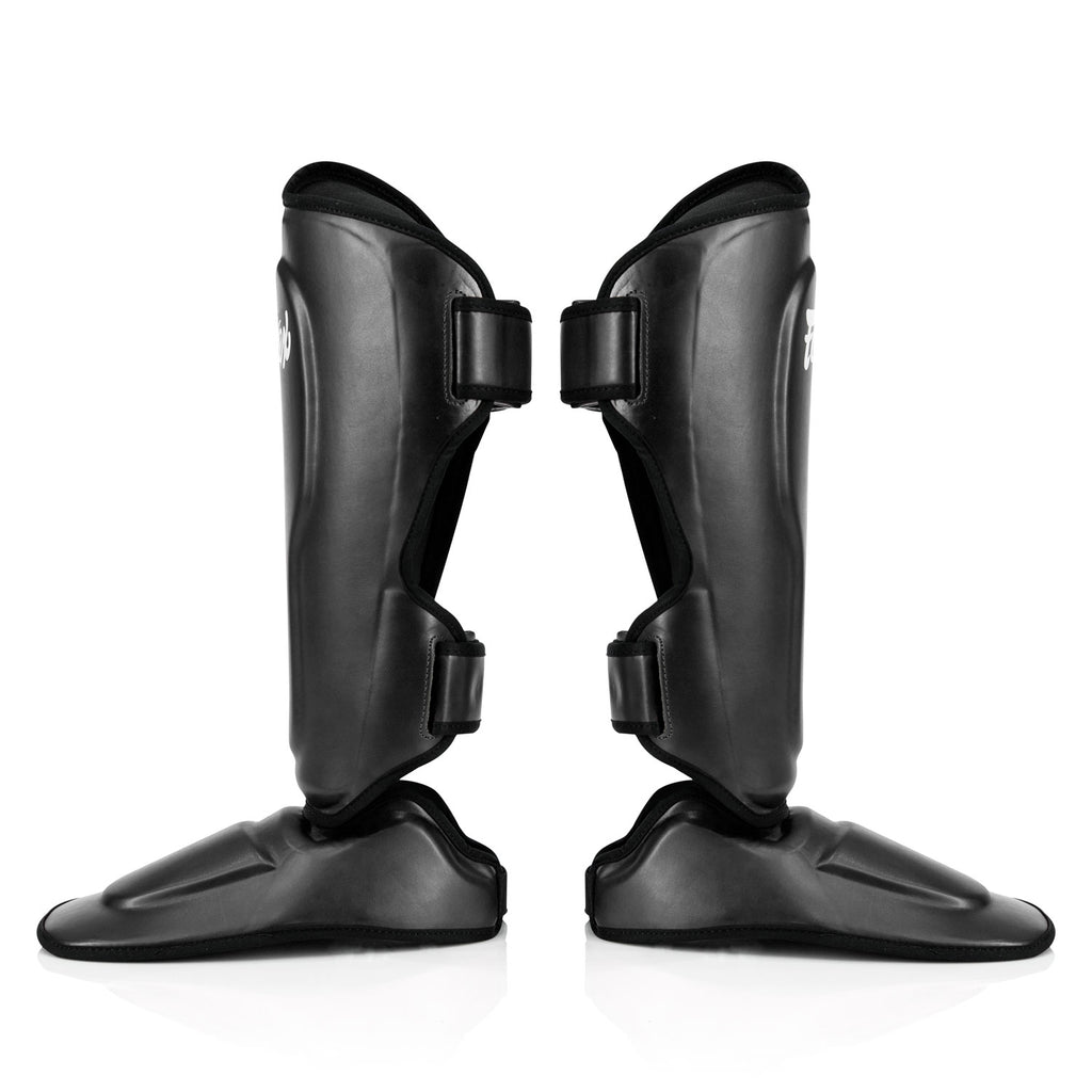 Fairtex SP9 Ultra Ergo Muay Thai Shin Pads  - Black